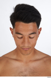 Head Hair Man Asian Slim Street photo references